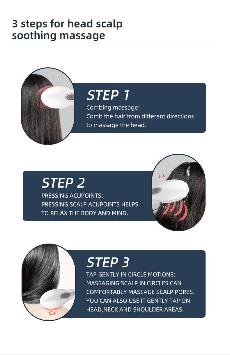 Electric Hair Massage Comb - GlintSkin