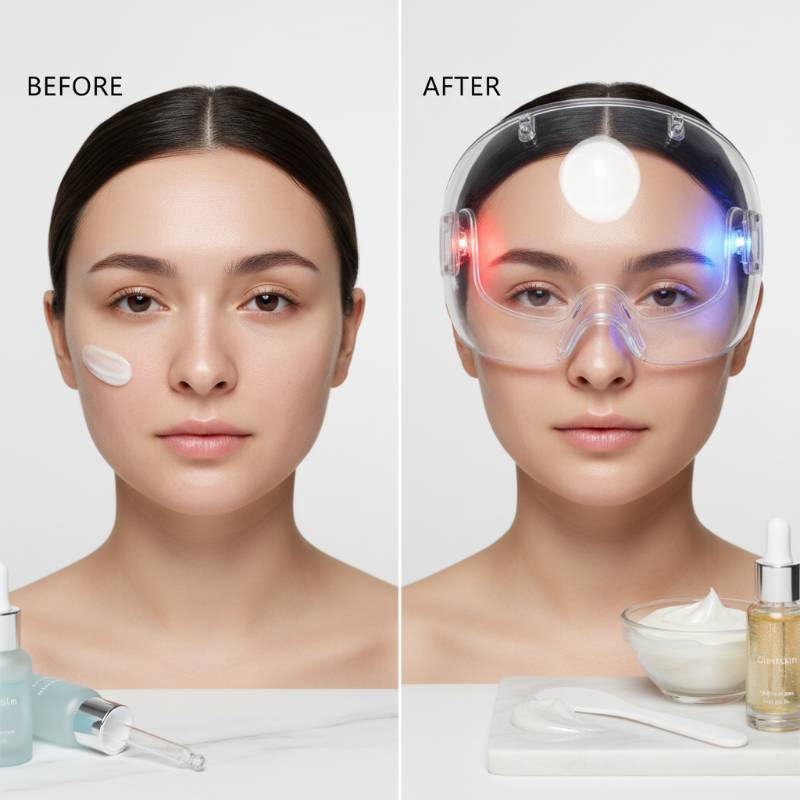 GlintSkin LED Mask Results: Your 8-Week Skin Transformation Journey