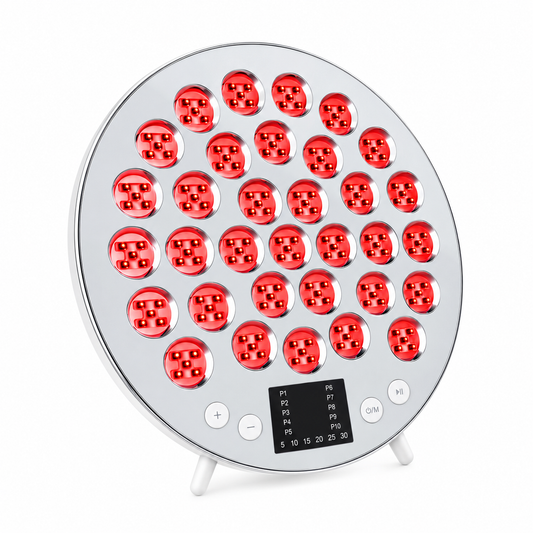 LED Light Therapy Sun Lamp | 10,000 Lux & Red Light | GlintSkin