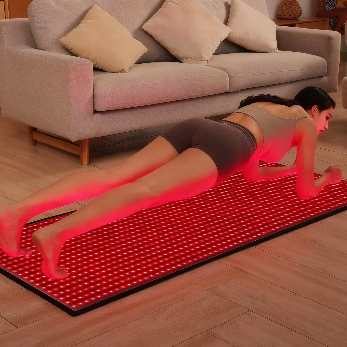 Red LED Light Therapy Mat | 660nm & 850nm Full Body | GlintSkin