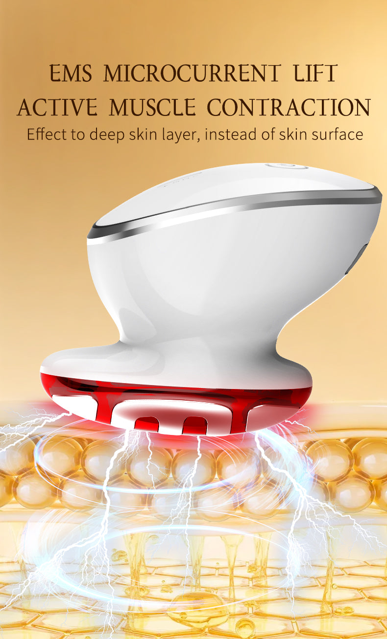 3-in-1 Facial Beauty Device | Microcurrent & LED Wand | GlintSkin