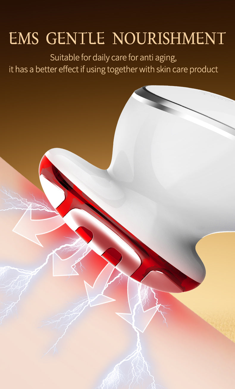 3-in-1 Facial Beauty Device | Microcurrent & LED Wand | GlintSkin