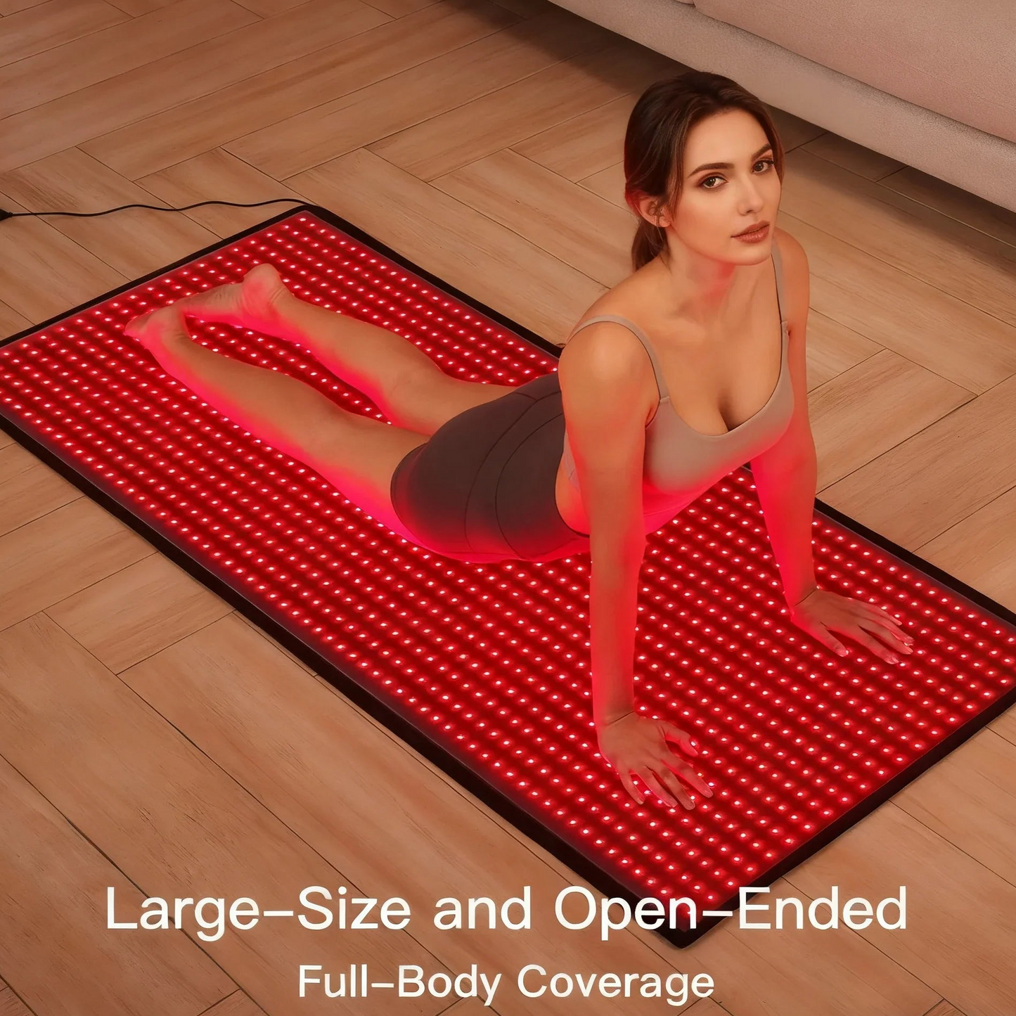 Red LED Light Therapy Mat | 660nm & 850nm Full Body | GlintSkin