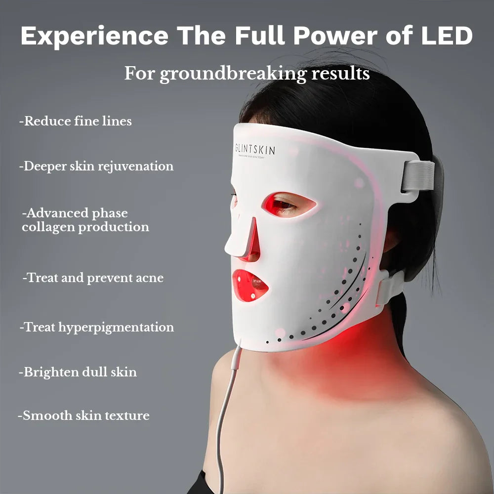LED Light Therapy Face Mask –Classic Series - GlintSkin